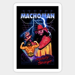 Macho Man - Bootleg Vintage 90's Magnet